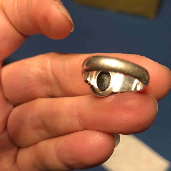 James Avery retired design black onyx ring - Picture 3 of 3